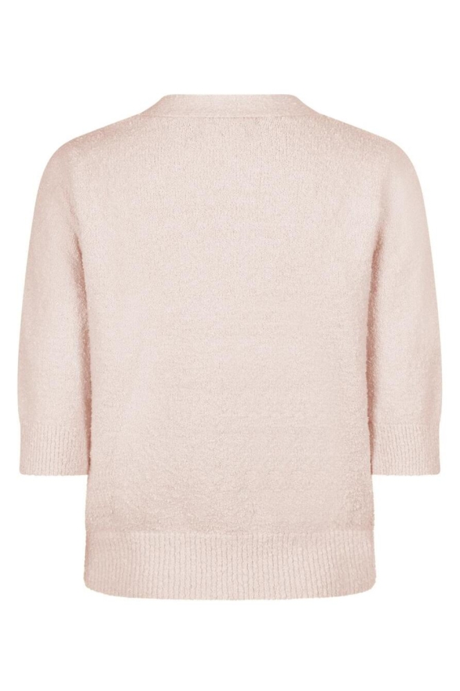 Red Button roze dames vest | Achteraanzicht