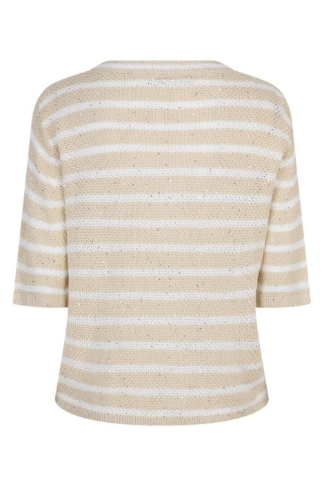 Red Button beige dames vest | Achteraanzicht