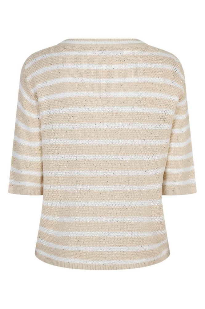 Red Button beige dames vest | Achteraanzicht