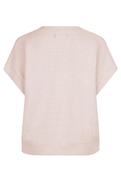 Red Button roze dames vest | Achteraanzicht