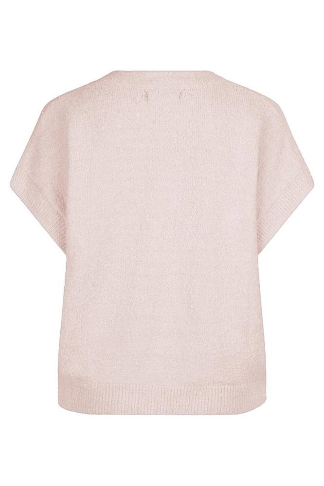 Red Button roze dames vest | Achteraanzicht