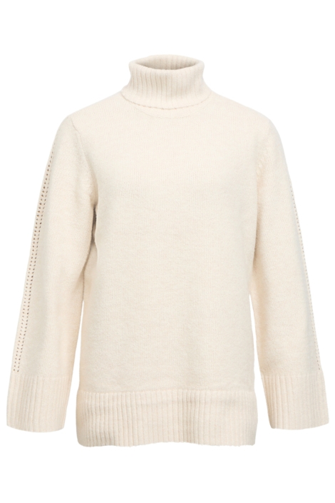 Object beige dames trui | Vooraanzicht