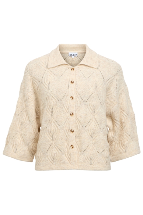 Object beige dames vest | Vooraanzicht