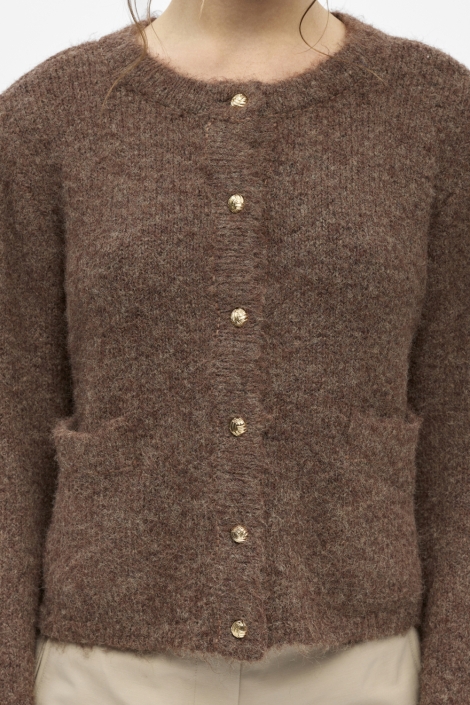 Object bruine dames vest | Close up