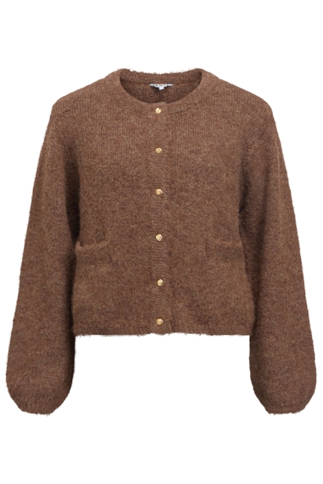 Object bruine dames vest | Vooraanzicht