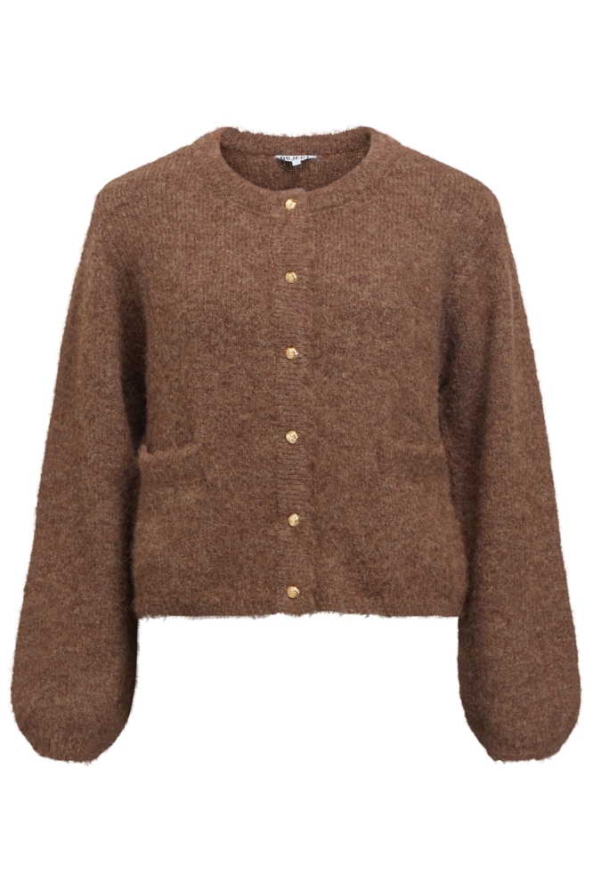Object bruine dames vest | Vooraanzicht