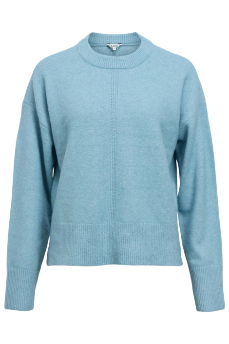 Object blauwe dames trui | Vooraanzicht