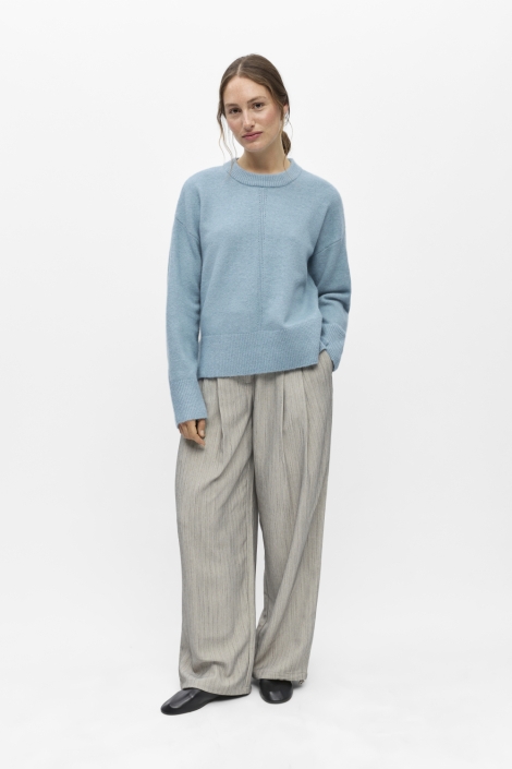 Object blauwe dames trui | Model