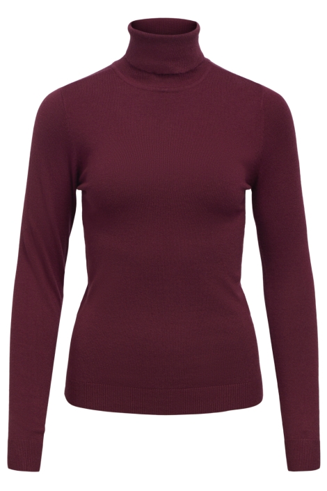 Object bordeaux dames trui | Vooraanzicht