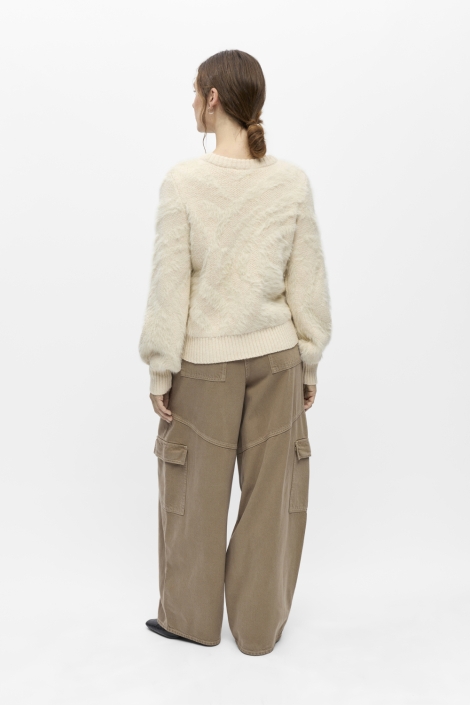 Object beige dames trui | Model