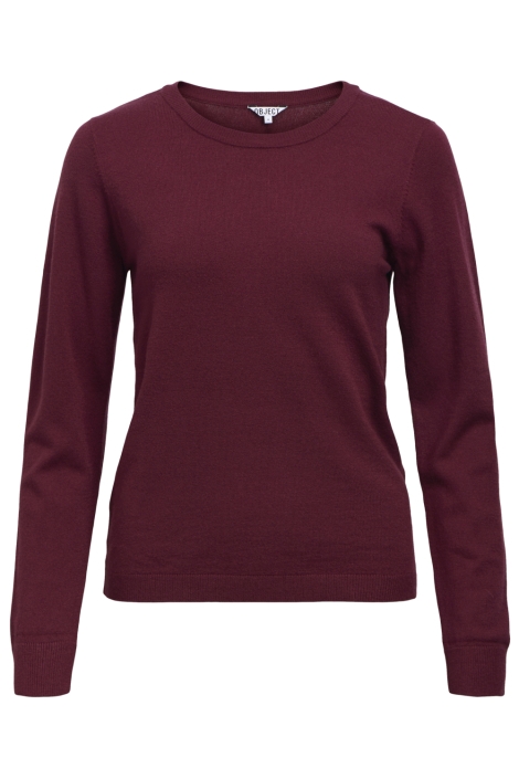 Object bordeaux dames trui | Vooraanzicht