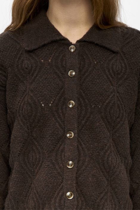 Object bruine dames vest | Close up