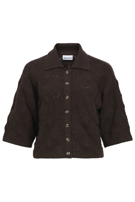 Object bruine dames vest | Vooraanzicht
