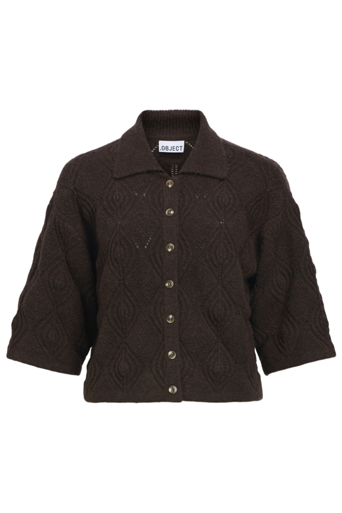 Object bruine dames vest | Vooraanzicht