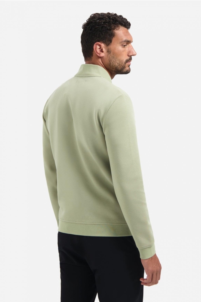 NO-EXCESS groene heren vest | Model achteraanzicht