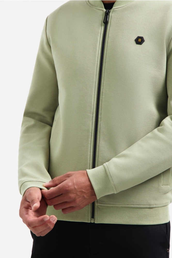 NO-EXCESS groene heren vest | Close up