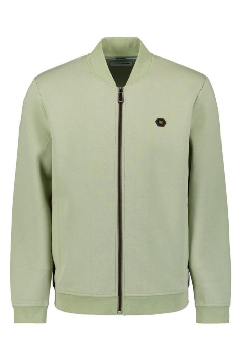 NO-EXCESS groene heren vest | Vooraanzicht