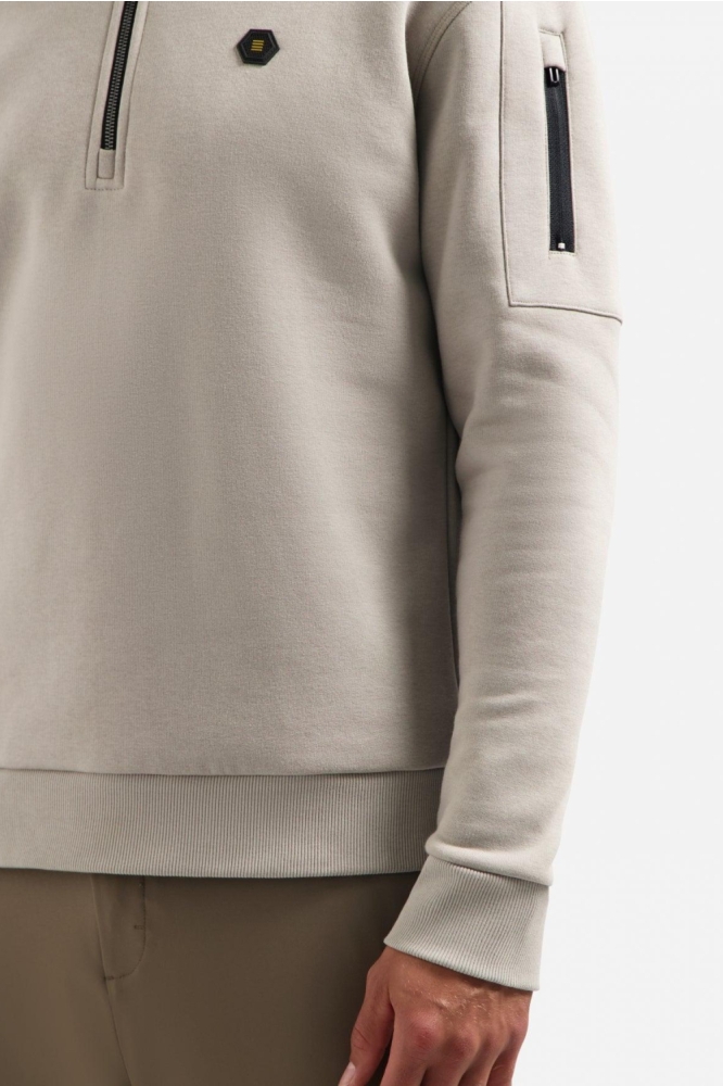 NO-EXCESS grijze heren sweater | Unique Selling Point