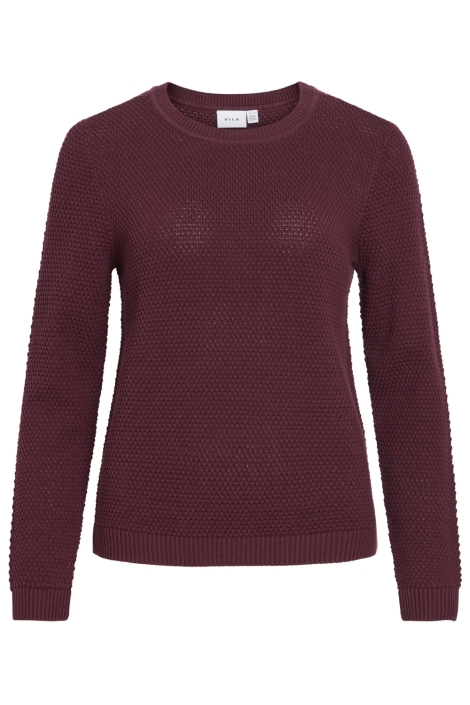 Vila bordeaux dames trui | Vooraanzicht