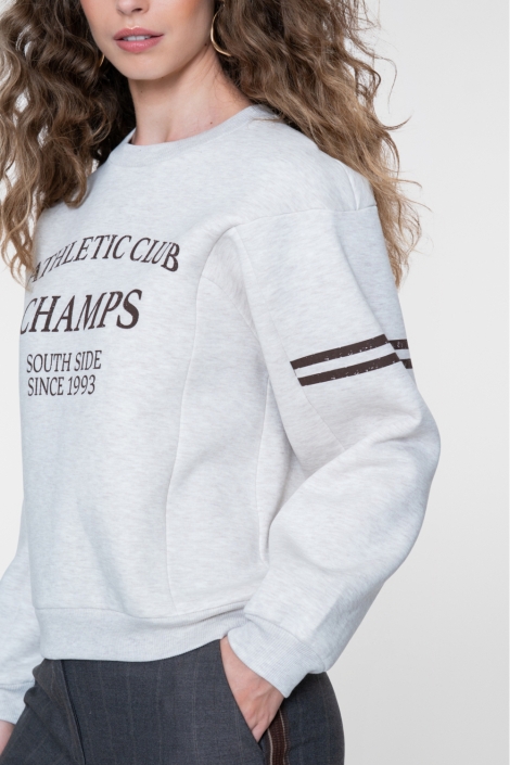 Geisha beige dames sweater | Close up