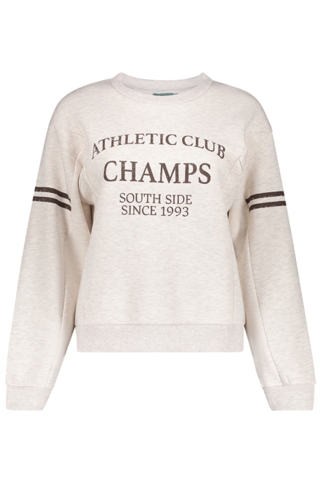 Geisha beige dames sweater | Vooraanzicht