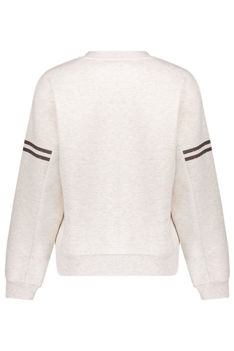 Geisha beige dames sweater | Achteraanzicht