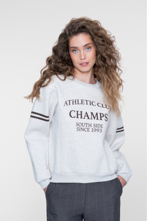 Geisha beige dames sweater | Model