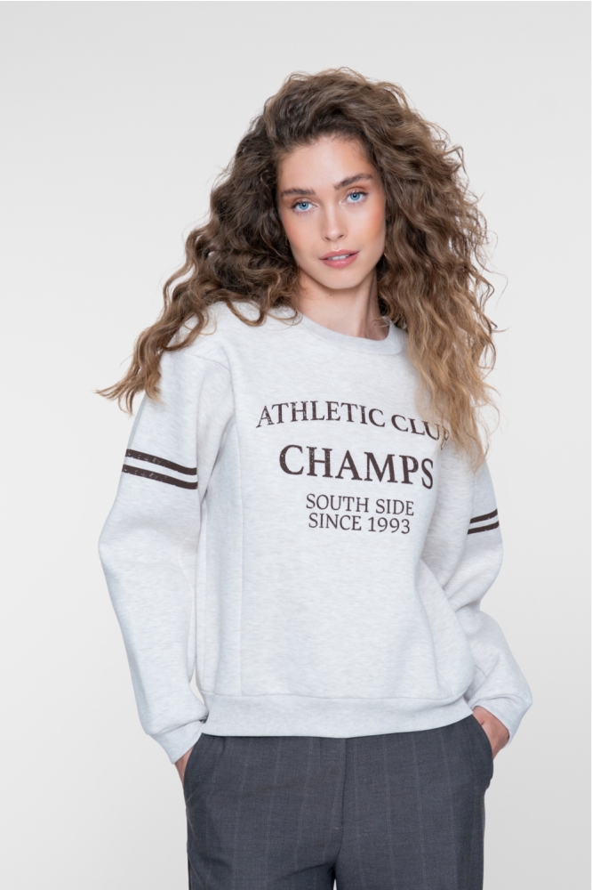 Geisha beige dames sweater | Model