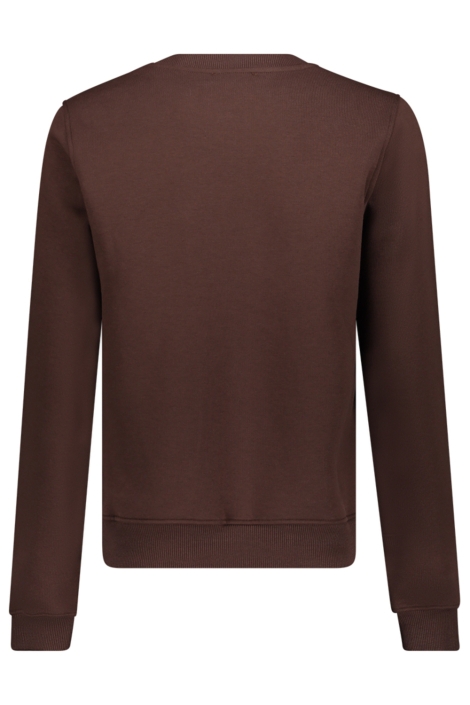 Geisha bruine dames sweater | Achteraanzicht