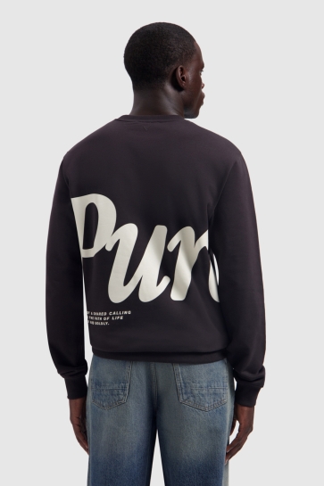Pure Path sweater SWEATER 26030303 96 DARK BROWN