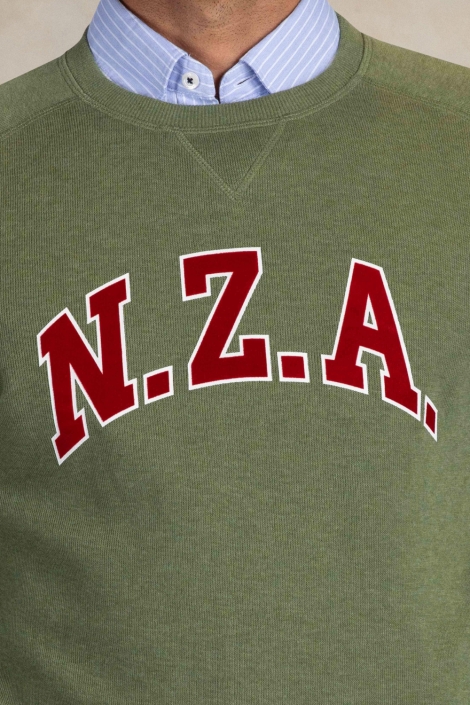 NZA groene heren sweater | Kleurstaal