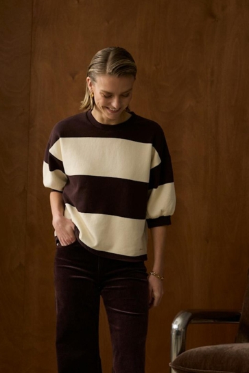 Garcia sweater SWEATER MET STREPEN T260261 4478-hazel bloom