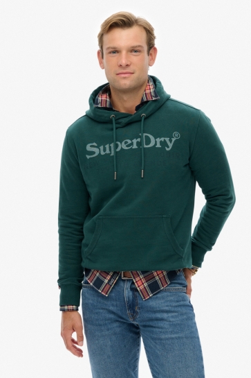Superdry Trui NY VENUE HOOD M2014393A 8UM DARK PINE GREEN