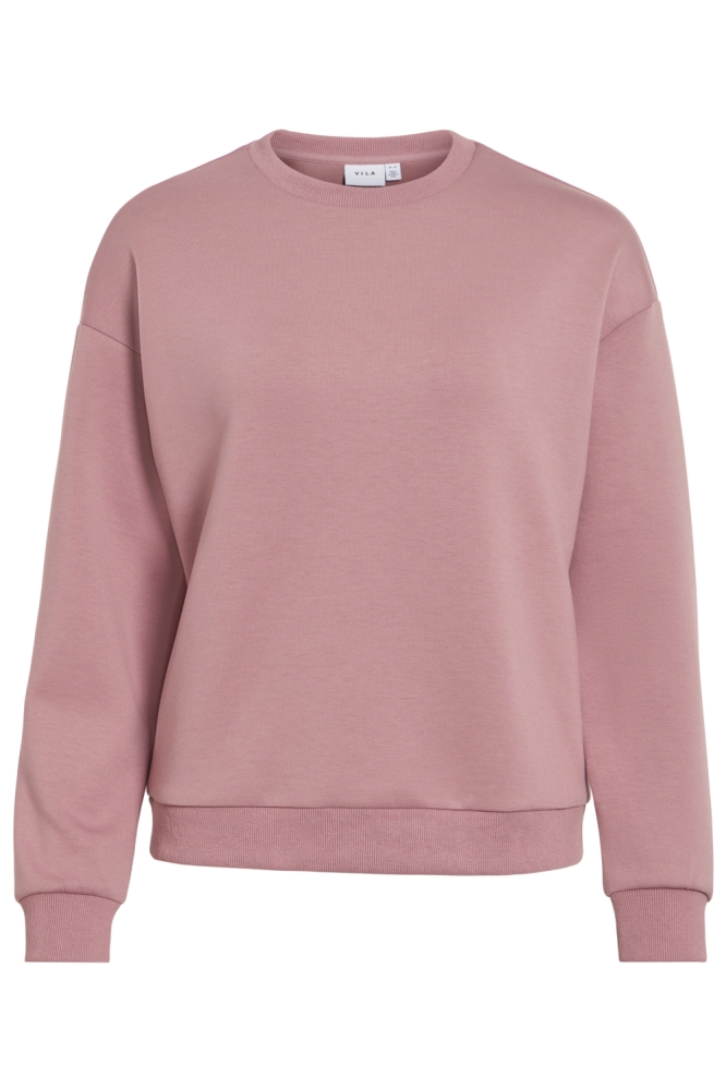 Vila roze dames sweater | Vooraanzicht