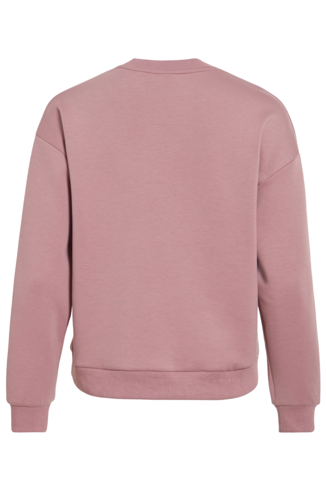 Vila roze dames sweater | Achteraanzicht