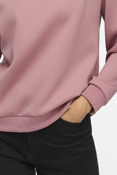 Vila roze dames sweater | Close up