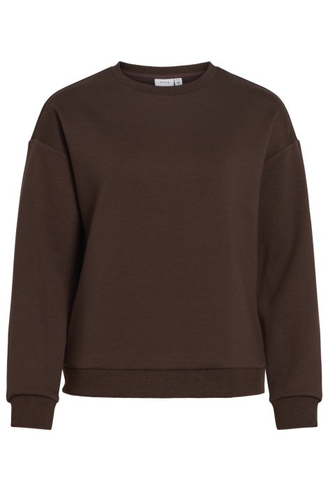 Vila bruine dames sweater | Vooraanzicht
