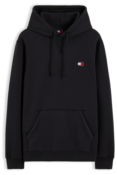 Tommy Jeans zwarte heren sweater | Vooraanzicht