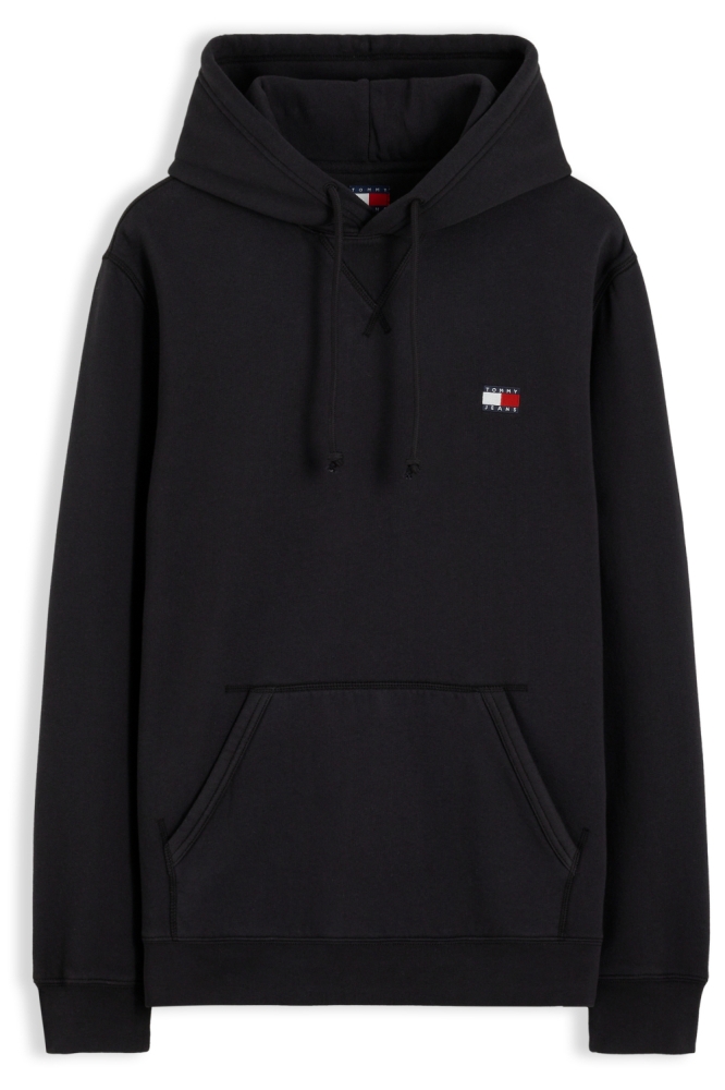 Tommy Jeans zwarte heren sweater | Vooraanzicht