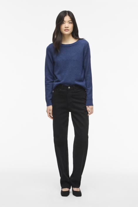 Vila blauwe dames trui | Model