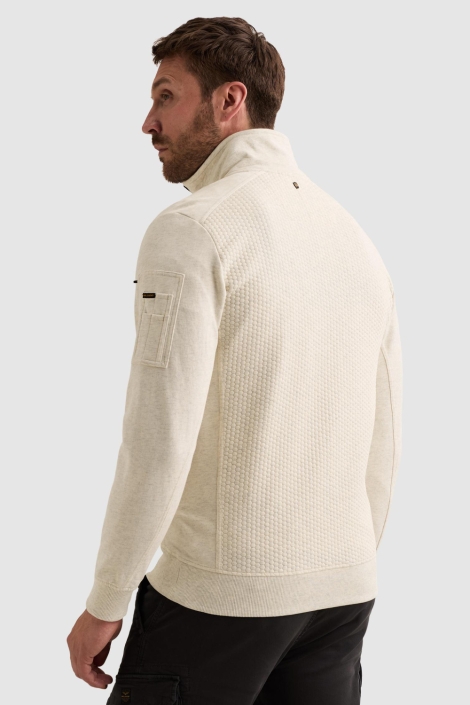 PME legend grijze heren vest | Model achteraanzicht