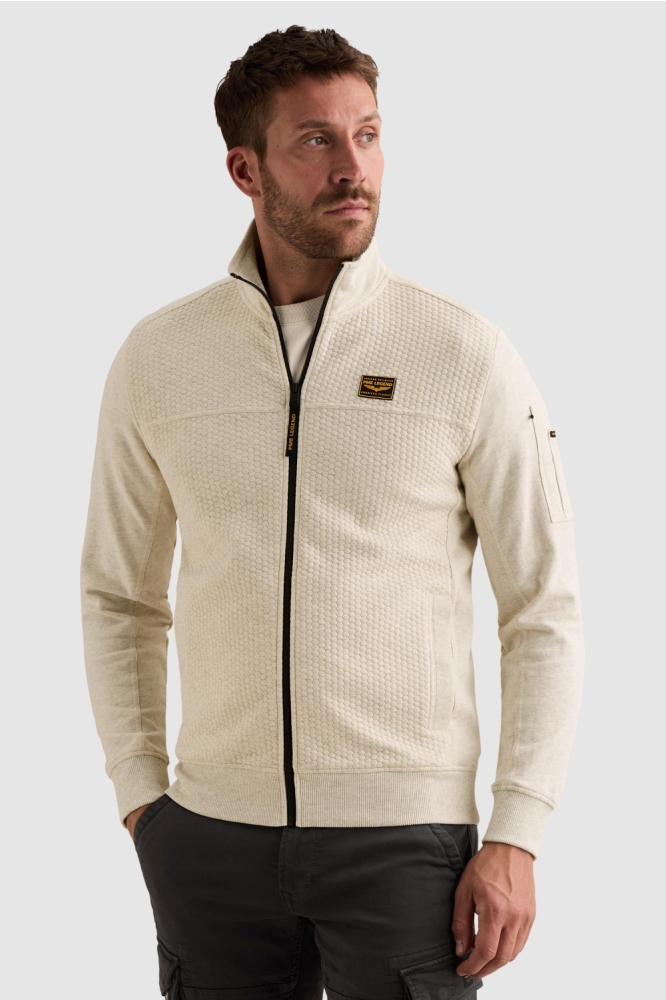 PME legend grijze heren vest | Model vooraanzicht