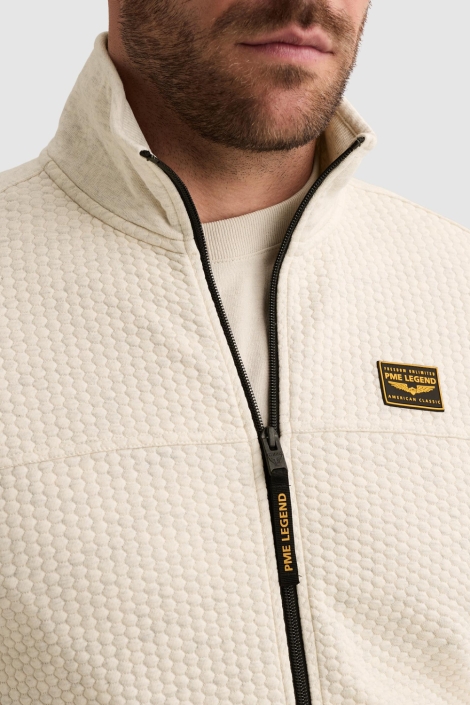 PME legend grijze heren vest | Close up