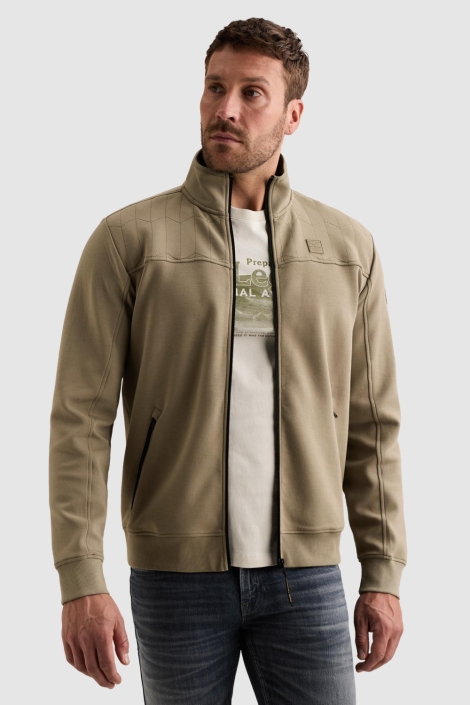 PME legend groene heren vest | Model vooraanzicht