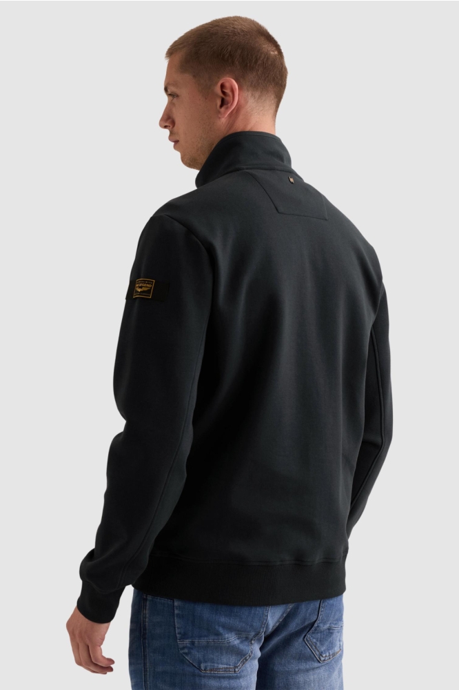 PME legend blauwe heren vest | Model achteraanzicht