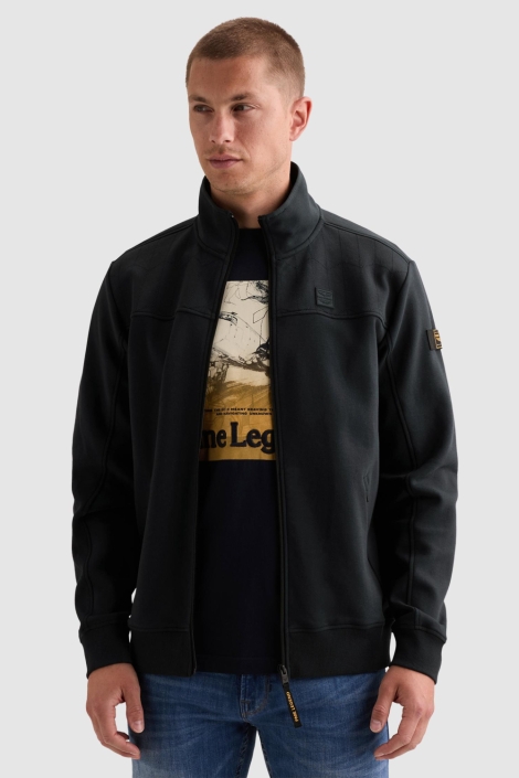 PME legend blauwe heren vest | Model vooraanzicht