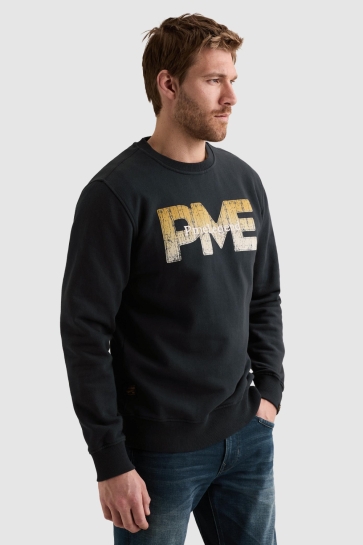 PME legend Trui SWEATSHIRT VAN KATOEN MET PRINT PSW2608466 5281