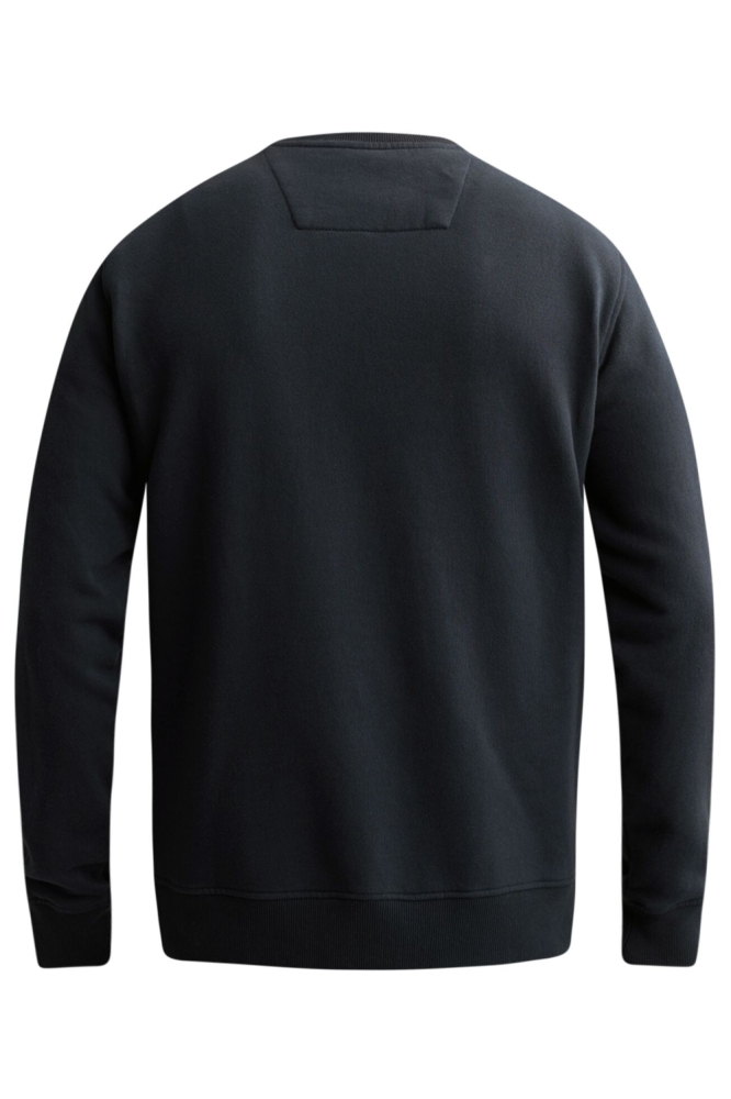 PME legend blauwe heren sweater | Achteraanzicht