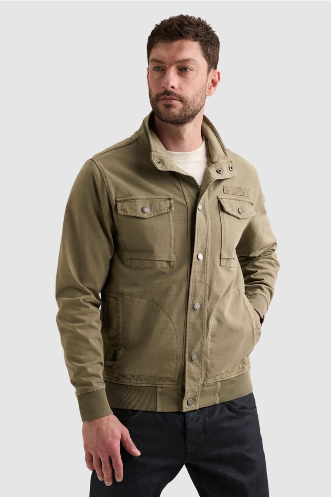 PME legend groene heren vest | Model vooraanzicht