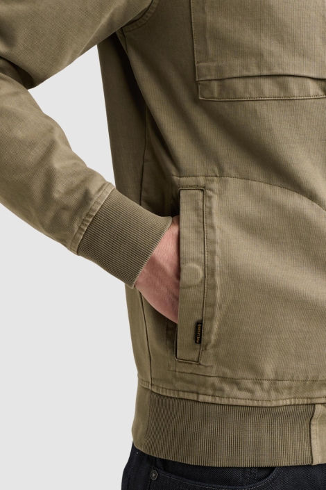 PME legend groene heren vest | Close up